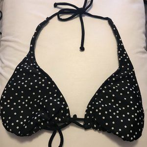 Black Polka dot - Bathing suit top
